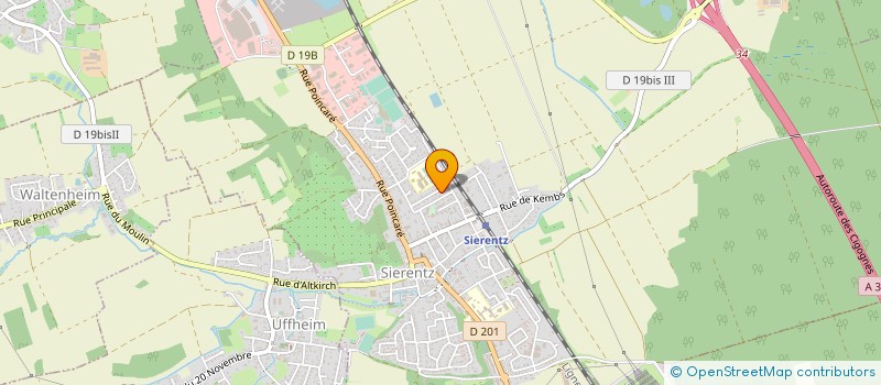 localisation de l'entreprise MADAME VIRGINIE MULLER  SIERENTZ