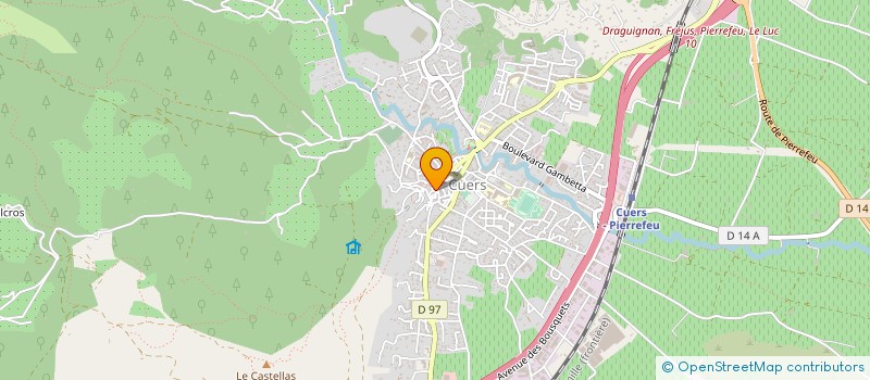 localisation de l'entreprise MADAME VIRGINIE MUSEREAU  CUERS