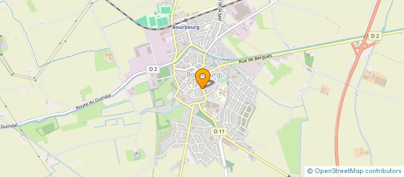 localisation de l'entreprise MADAME VIRGINIE MUSLEWSKI  BOURBOURG