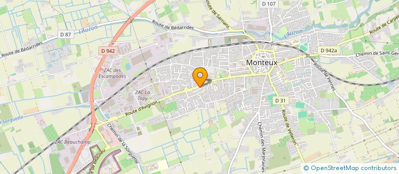 localisation de l'entreprise MADAME VIRGINIE NAEGELY  MONTEUX