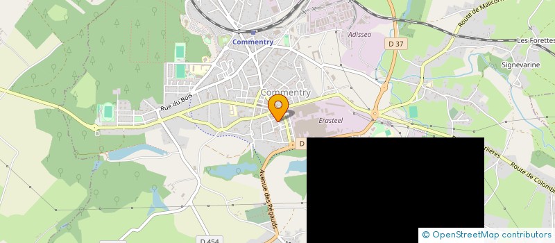 localisation de l'entreprise MADAME VIRGINIE NAGES  COMMENTRY