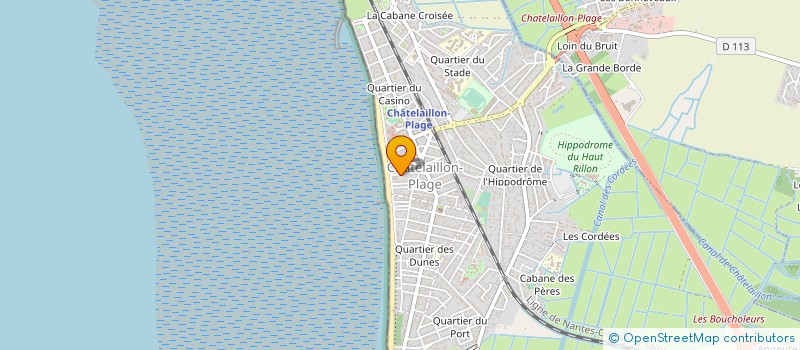 localisation de l'entreprise MADAME VIRGINIE NEUVILLE à CHATELAILLON-PLAGE