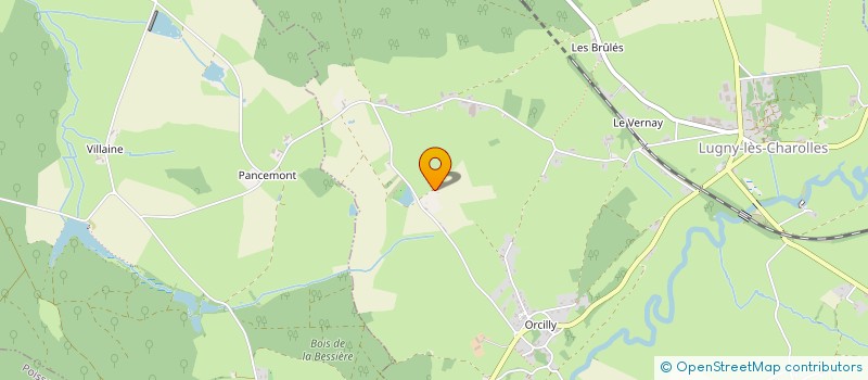 localisation de l'entreprise MADAME VIRGINIE NEVEUX  LUGNY-LES-CHAROLLES