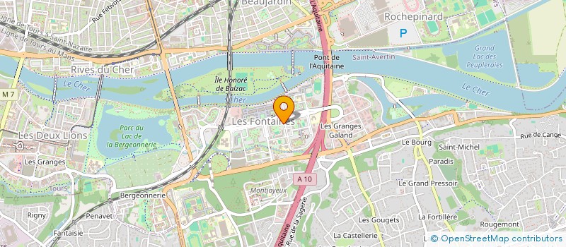 localisation de l'entreprise MADAME VIRGINIE NIAMKE MANZAN  TOURS