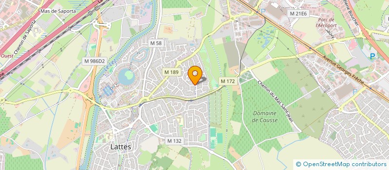 localisation de l'entreprise MADAME VIRGINIE NICAS à LATTES