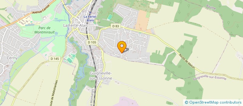 localisation de l'entreprise MADAME VIRGINIE NICOLAU  LA FERTE-ALAIS