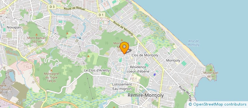 localisation de l'entreprise MADAME VIRGINIE NKWENGOUA TATTO à REMIRE MONTJOLY