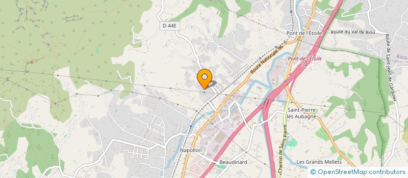 localisation de l'entreprise MADAME VIRGINIE NOBLET  AUBAGNE