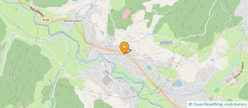 localisation de l'entreprise MADAME VIRGINIE NOEL  RAMONCHAMP