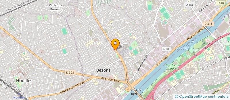 localisation de l'entreprise MADAME VIRGINIE NOUTCHA TOUNDJI EPSE SCHAETZ TOUNDJI à BEZONS