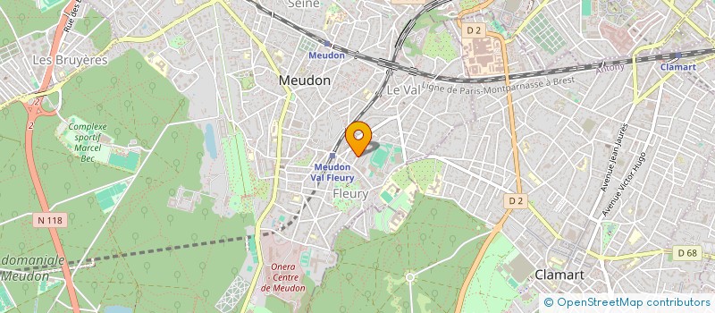 localisation de l'entreprise MADAME VIRGINIE NOYAL à MEUDON