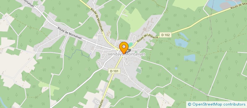 localisation de l'entreprise MADAME VIRGINIE NOYEL  VENDAYS-MONTALIVET