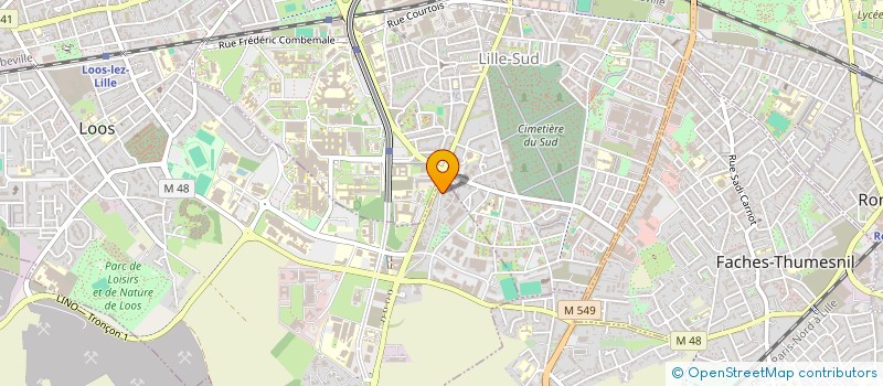 localisation de l'entreprise MADAME VIRGINIE NUNNE  LOOS