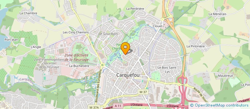 localisation de l'entreprise MADAME VIRGINIE OGGERO à CARQUEFOU