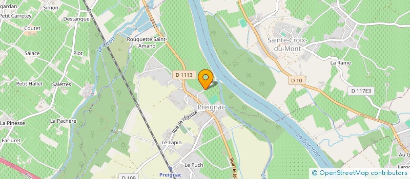 localisation de l'entreprise MADAME VIRGINIE OHRENSSTEIN à PREIGNAC