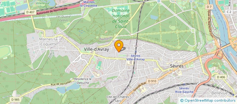 localisation de l'entreprise MADAME VIRGINIE OMONT à VILLE-D'AVRAY