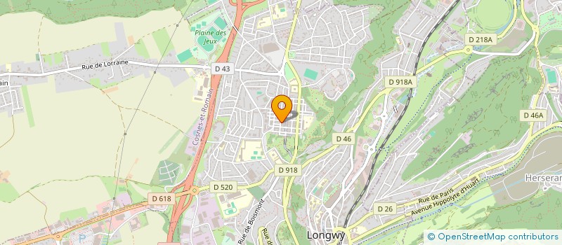 localisation de l'entreprise MADAME VIRGINIE ONZATTI à LONGWY