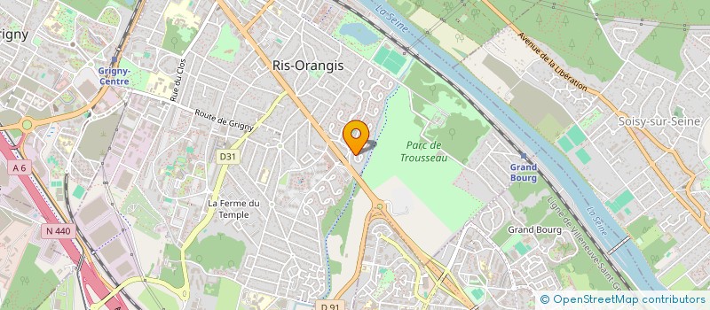 localisation de l'entreprise MADAME VIRGINIE ORUS à RIS-ORANGIS