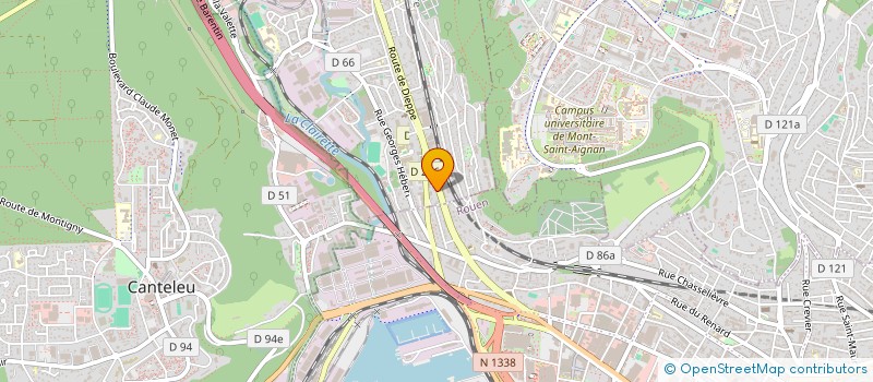 localisation de l'entreprise MADAME VIRGINIE OSMONT  DEVILLE-LES-ROUEN