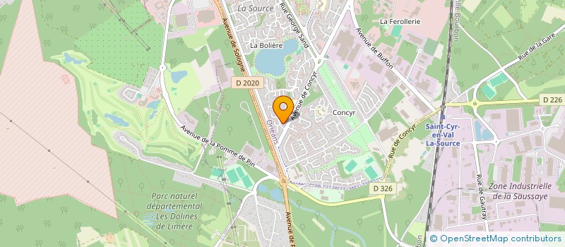 localisation de l'entreprise MADAME VIRGINIE PAIRON à ORLEANS