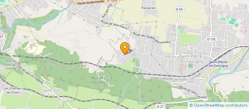 localisation de l'entreprise MADAME VIRGINIE PAMART  SAINT-PIERRE-EN-FAUCIGNY