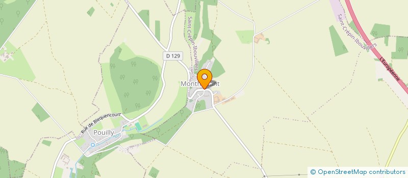 localisation de l'entreprise MADAME VIRGINIE PANDELLE  SAINT-CREPIN-IBOUVILLERS