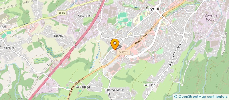 localisation de l'entreprise MADAME VIRGINIE PAON à ANNECY