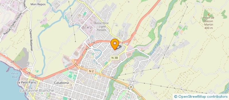 localisation de l'entreprise MADAME VIRGINIE PAPAMA-COUNTIAMA  SAINT PIERRE