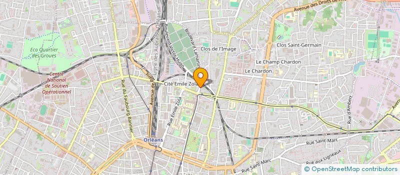 localisation de l'entreprise MADAME VIRGINIE PARISET à ORLEANS