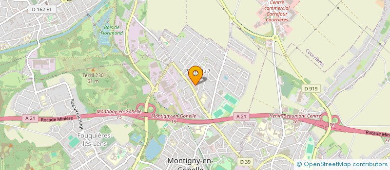 localisation de l'entreprise MADAME VIRGINIE PARMENTIER  MONTIGNY-EN-GOHELLE