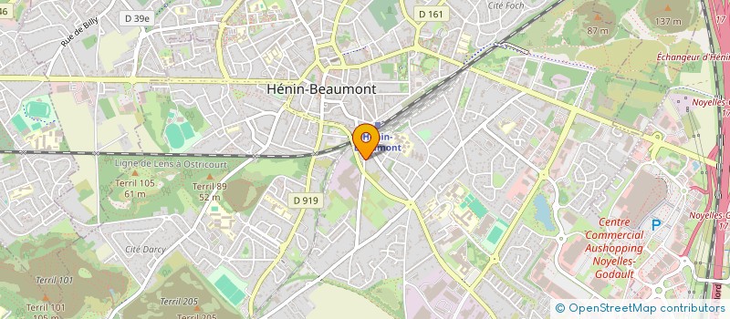 localisation de l'entreprise MADAME VIRGINIE PARSY à HENIN-BEAUMONT