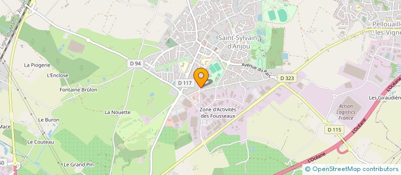 localisation de l'entreprise MADAME VIRGINIE PASQUIER  VERRIERES-EN-ANJOU