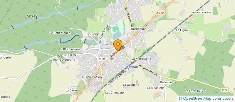 localisation de l'entreprise MADAME VIRGINIE PASQUIER  REUGNY