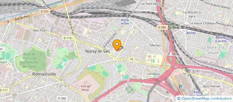 localisation de l'entreprise MADAME VIRGINIE PASTOR à NOISY-LE-SEC