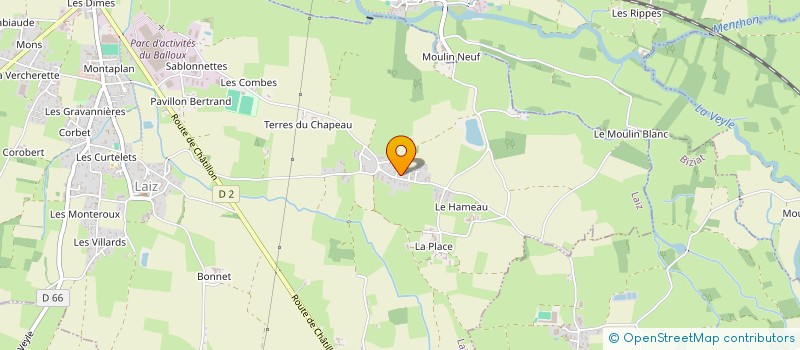 localisation de l'entreprise MADAME VIRGINIE PAUL  LAIZ