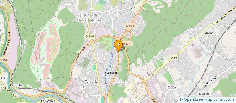 localisation de l'entreprise MADAME VIRGINIE PAUL  SAINT-MARTIN-DE-VALGALGUES