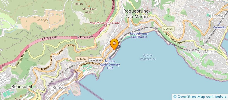 localisation de l'entreprise MADAME VIRGINIE PAYEN à ROQUEBRUNE-CAP-MARTIN