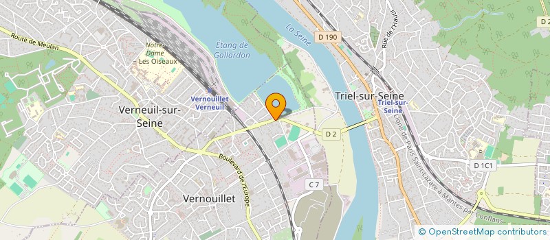 localisation de l'entreprise MADAME VIRGINIE PAYET  TRIEL-SUR-SEINE