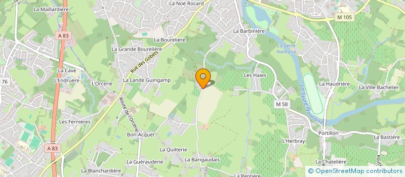 localisation de l'entreprise MADAME VIRGINIE PAYS  VERTOU