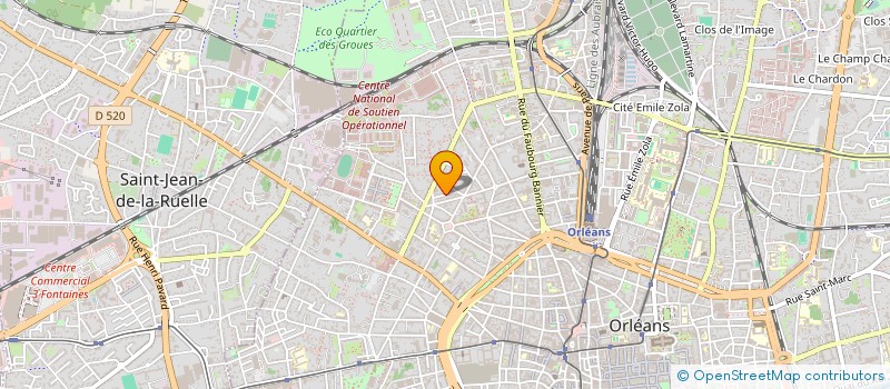 localisation de l'entreprise MADAME VIRGINIE PECHARD à ORLEANS