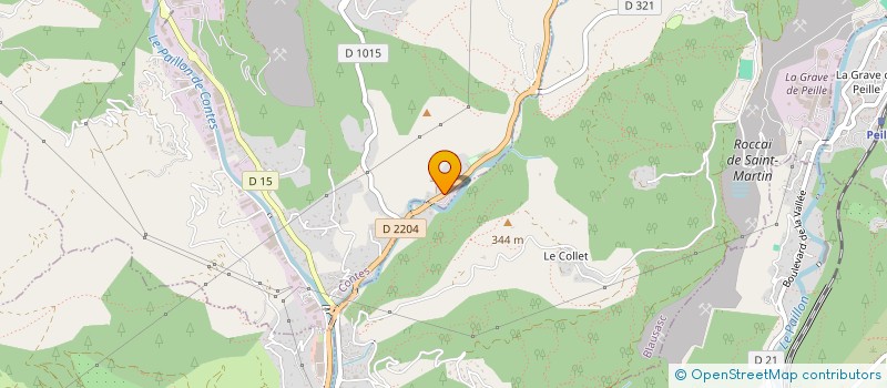 localisation de l'entreprise MADAME VIRGINIE PEIRANI  CONTES