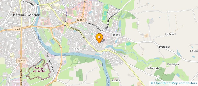 localisation de l'entreprise MADAME VIRGINIE PELLUAU  GENNES-LONGUEFUYE