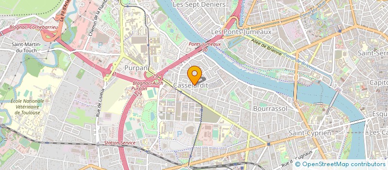 localisation de l'entreprise MADAME VIRGINIE PELOUS à TOULOUSE