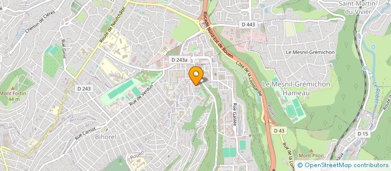 localisation de l'entreprise MADAME VIRGINIE PEREIRA  ROUEN