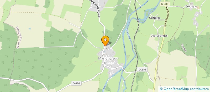 localisation de l'entreprise MADAME VIRGINIE PEREZ à MARIGNY-SUR-YONNE