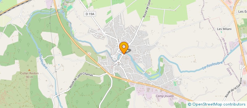 localisation de l'entreprise MADAME VIRGINIE PEREZ  GRANS