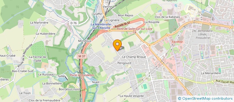 localisation de l'entreprise MADAME VIRGINIE PERONNEAU à SAINT-CYR-SUR-LOIRE