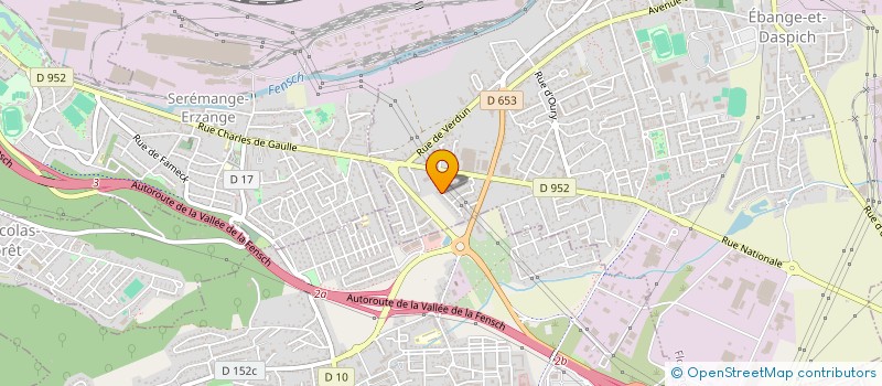 localisation de l'entreprise MADAME VIRGINIE PERRAIS  FLORANGE