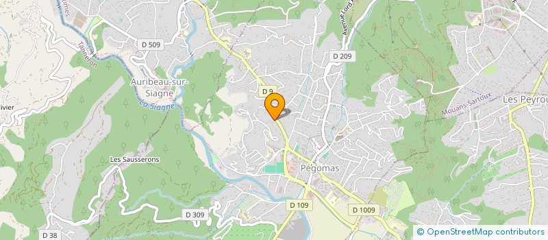 localisation de l'entreprise MADAME VIRGINIE PERRIER  PEGOMAS