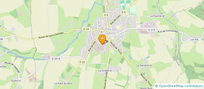 localisation de l'entreprise MADAME VIRGINIE PERROIS  LES MONTS D'AUNAY